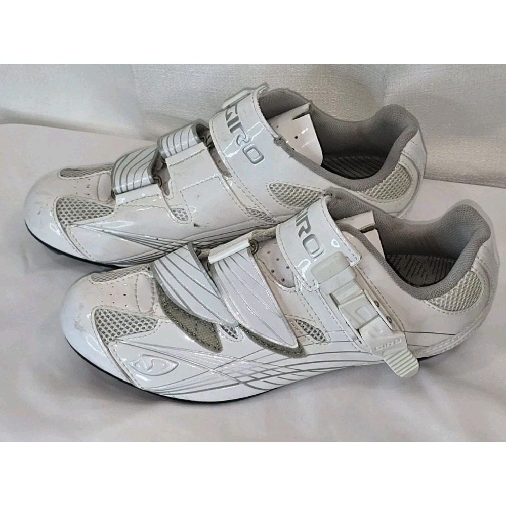 Giro Solara Womens White Road Cycling Shoes Size 39 Euro 7.5 Us